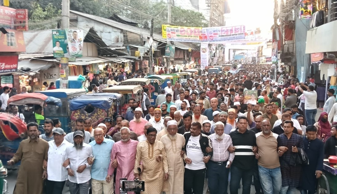 কুমিল্লায় বিএনপি’র ৩১ দফা রাষ্ট্র সংস্কার ও হাজী ইয়াছিনের ভবিষ্যৎ কর্মপরিকল্পনার লিফলেট বিতরণ ও মিছিল